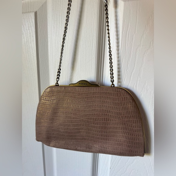 Fossil Handbags - Fossil Embossed Chain Bag